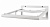 Rega Turntable Wall Bracket white