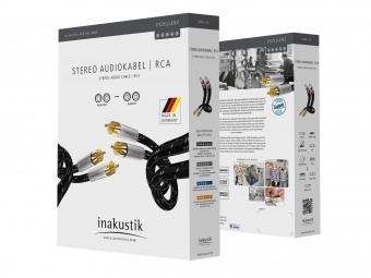 INAKUSTIK Excellence Audio Cable RCA  0.75 m