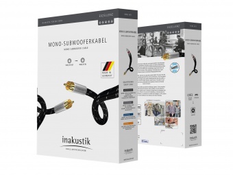INAKUSTIK Excellence Mono-Subwoofer Cable  3.0 m