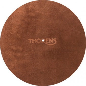 Thorens Leather Turntable mat brown