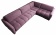Модульный диван для домашнего кинотеатра  (violet)