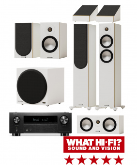 Monitor Audio Bronze 300 white set 7.1+Denon